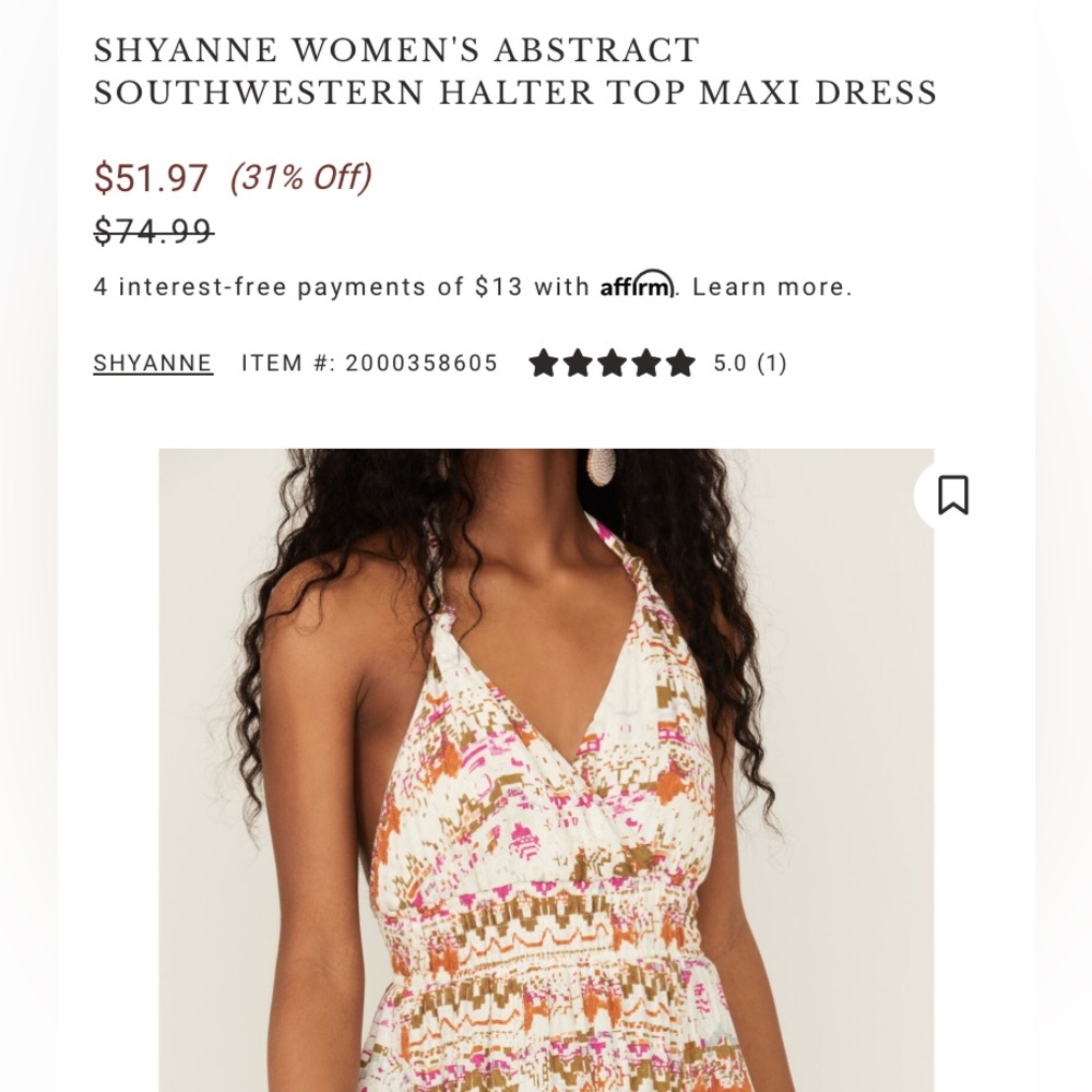 Shyanne halter dress